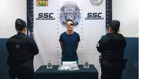 Martín Guillermo “N”, originario de la CDMX fue detenido por la Secretaría de Seguridad Ciudadana Municipal