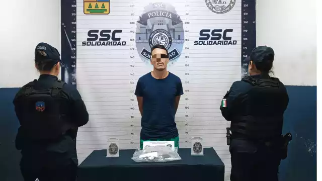 Martín Guillermo “N”, originario de la CDMX fue detenido por la Secretaría de Seguridad Ciudadana Municipal