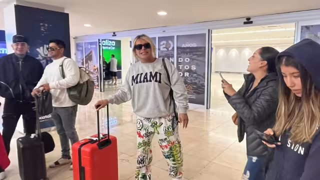 Contenta y sonriente, compartió fotografías con sus fans