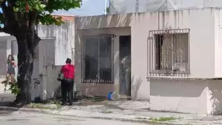 Reportan incendio en interior de una vivienda en Chetumal; vecinos sofocaron el fuego 