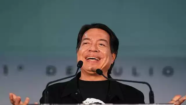 Mario Delgado participó en el aniversario del triunfo del Presidente