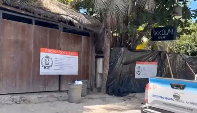 Turistas nacionales y extranjeros, además de trabajadores, fueron desalojados de 4 establecimientos