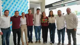 Gobernadora Mara Lezama da la bienvenida a Gerardo Fernández Noroña en Quintana Roo