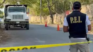 Hallan a un hombre sin vida dentro de un volquete al Oriente de Mérida