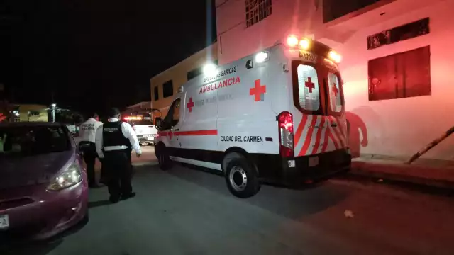 Paramédicos atendieron al lesionado