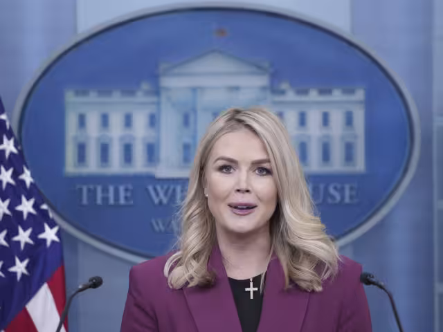 Karoline Leavitt, portavoz de la Casa Blanca