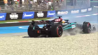 GP de Italia: Así fue el aparatoso choque de Antonelli en su debut en la F1