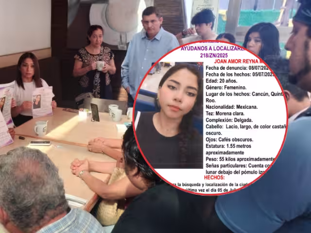 La última vez que se le vio, la  mujer vestía una blusa negra, pantalón blanco, tenis rosas y portaba accesorios como arracadas doradas y una gargantilla con un dije