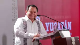 El gobernador Joaquín Díaz Mena rindió una nueva conferencia matutina