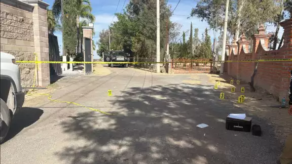 En una de las fincas aseguradas se encontraron casquillos.