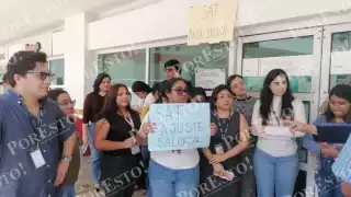 Los trabajadores inconformes informaron que su paro será “total e indefinido” hasta que la Secretaría de Hacienda atienda sus demandas