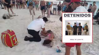 Los detenidos fueron identificados como Mateo “N”, de 35 años y José “N”, de 36 años