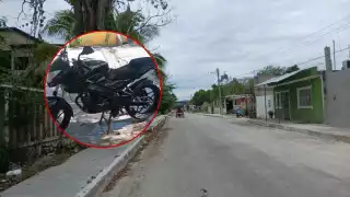 Roban motocicleta negra en Salsipuedes, Escárcega; propietario interpone denuncia