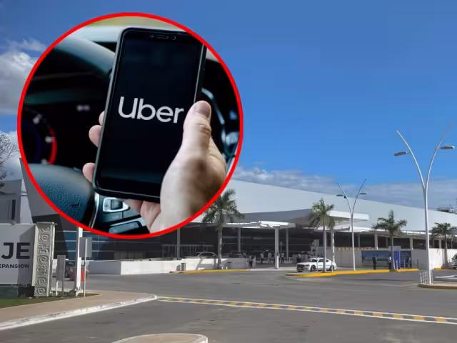 A pocos metros de la terminal se ubica un sitio en donde es legal solicitar servicios de plataforma