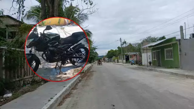 El propietario dejó la motocicleta estacionada cerca de la banqueta y, al salir 30 minutos después, ya no la encontró