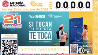 Resultados Sorteo Mayor 3989 Lotería Nacional 21 octubre: ganadores y números premiados con reintegros