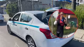 Ciclista y taxista protagonizan fuerte riña en avenida Constituyentes de Playa del Carmen