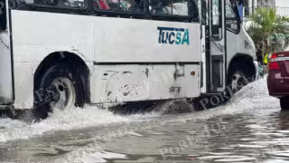 Intensas lluvias provocan severas inundaciones en Playa del Carmen: VIDEO