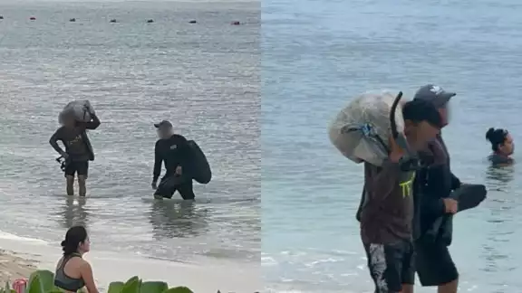 El denunciante precisó que todos los días hay diferentes tipos de especies marinas que están siendo afectados por la pesca furtiva El denunciante precisó que todos los días hay diferentes tipos de especies marinas que están siendo afectados por la pesca furtiva