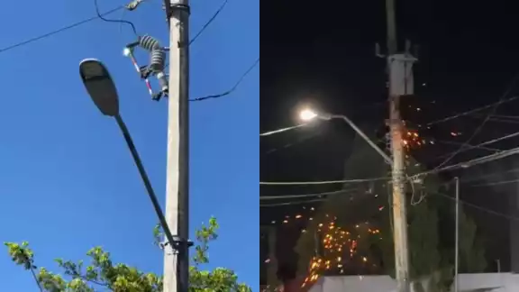 Desde la semana pasada, cuando uno de los postes de la Supermanzana 505 empezó a arder, la zona ha presentado constantes fallas en el suministro eléctrico Desde la semana pasada, cuando uno de los postes de la Supermanzana 505 empezó a arder, la zona ha presentado constantes fallas en el suministro eléctrico