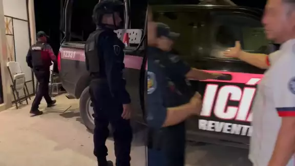 Testigos grabaron fragmentos del operativo que respaldarán la denuncia por abuso policial en Tulum Testigos grabaron fragmentos del operativo que respaldarán la denuncia por abuso policial en Tulum