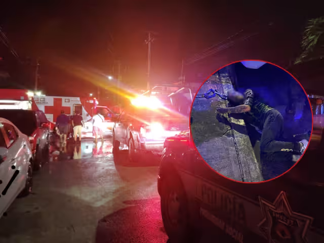 El hombre fue golpeado, amarrado y dejado sobre una banqueta