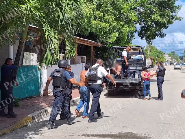 Mientras que el dirigente de la CNC, fue asegurado por ebrio e impertinente al momento de que era arrestado su amigo