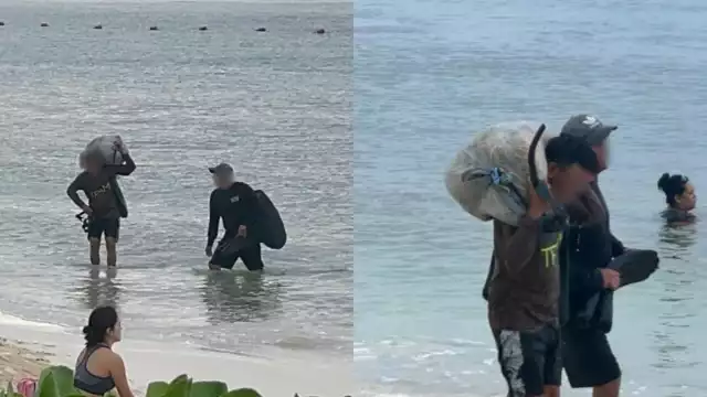 El denunciante precisó que todos los días hay diferentes tipos de especies marinas que están siendo afectados por la pesca furtiva