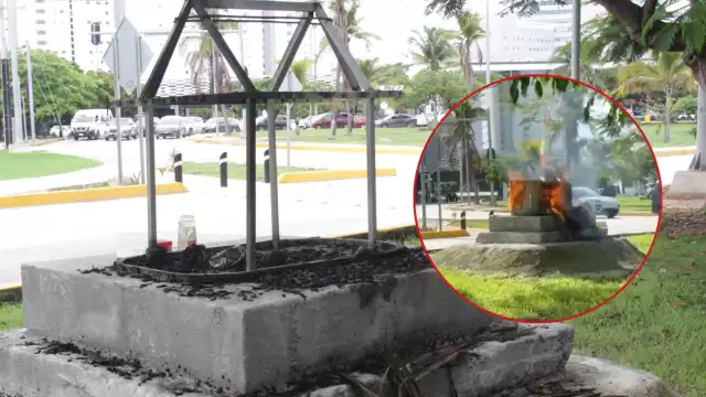 Queman la Casa del Aluxe en Cancún y causa indignación