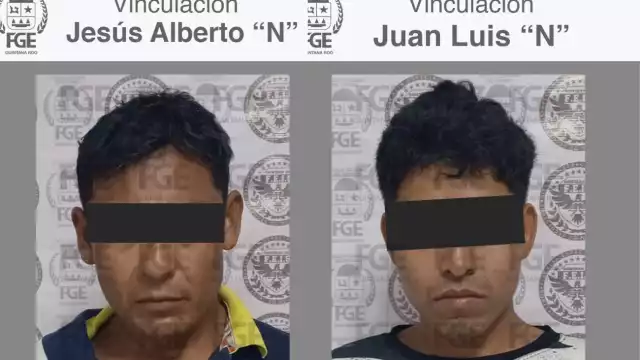 Los detenidos fueron identificados como Jesús Alberto “N” y Juan Luis “N”