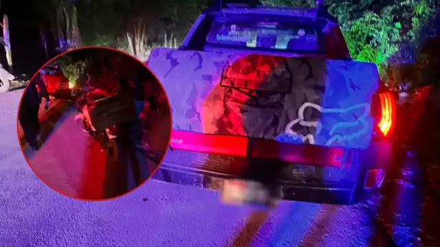 El infractor fue trasladado al área de jueces cívicos además del aseguramiento de la motocicleta y su traslado al corralón