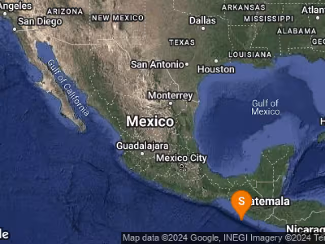Registran un sismo de 4.2. Sucedió cerca de Cd Hidalgo, Chiapas.