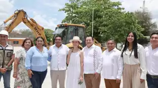 Tras 60 años de espera colegio "Cano y Cano" de Mérida tendrá un domo: Gobierno del Estado inicia su construcción 