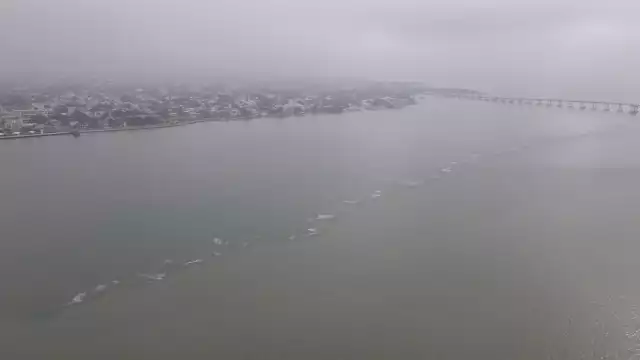 El municipio de Carmen amaneció con densa neblina debido al frente frío número 23