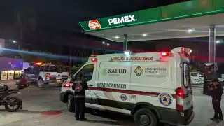 Asalto violento en gasolinera de San Manuel: despachador es golpeado en la cabeza