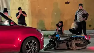 Mujer resulta con  lesiones en accidente de tránsito en Ciudad del Carmen