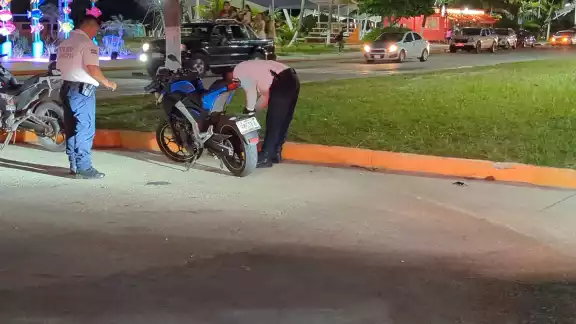 El accidente aconteció sobre la avenida Paseo del Mar El accidente aconteció sobre la avenida Paseo del Mar