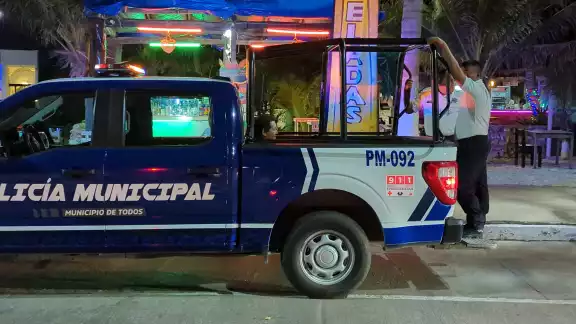 La Policía Municipal aseguró al presunto responsable