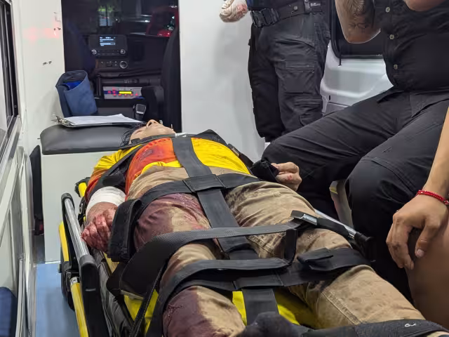 Al parecer, el hombre lesionado se encontraba bajo los efectos del alcohol.