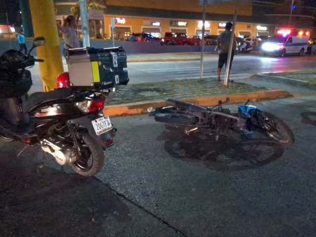 Colisión entre motocicletas moviliza a cuerpos de emergencia en Asa Poniente