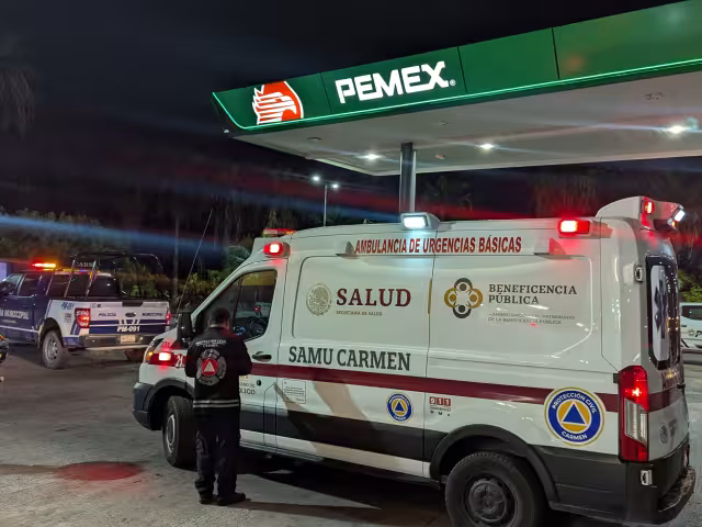Reportan asalto violento en gasolinera de San Manuel
