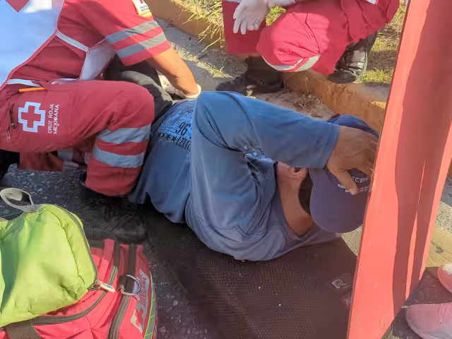 Accidente en la colonia Pedro Sainz de Baranda