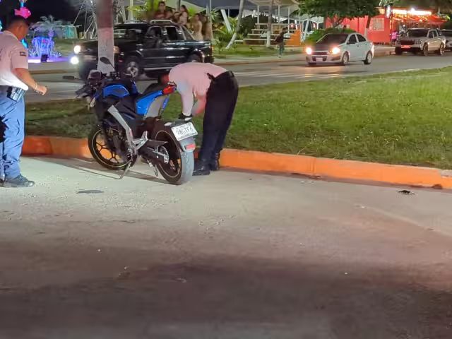 El accidente aconteció sobre la avenida Paseo del Mar