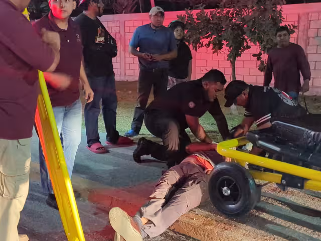 Accidente en la colonia Pedro Sáinz de Baranda deja un herido