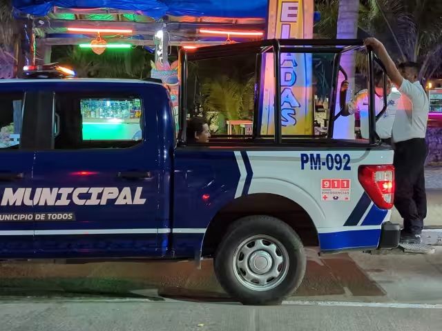 La Policía Municipal aseguró al presunto responsable