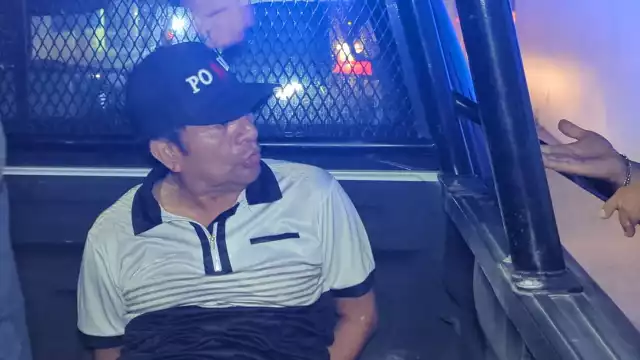 El individuo detenido señaló que exageraban los involucrados tras el daño que causó.