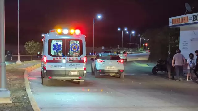 Dos Jóvenes Heridos en Accidente en la Avenida Boquerón del Palmar