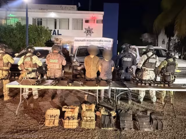 Elementos de diferentes corporaciones participaron en el operativo.