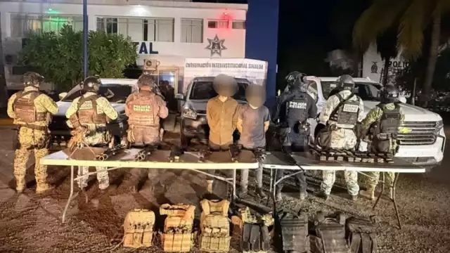 Elementos de diferentes corporaciones participaron en el operativo.