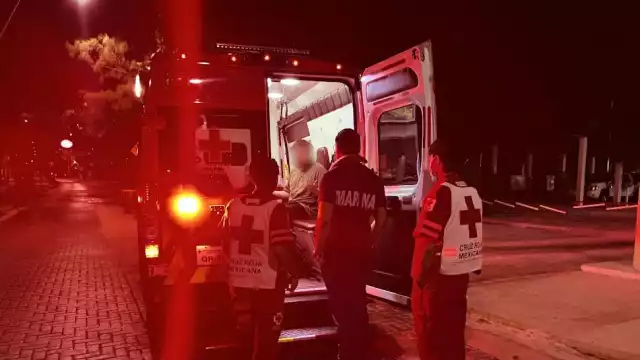 Servicios de emergencia trasladaron al responsable de urgencia a Puerto Juárez